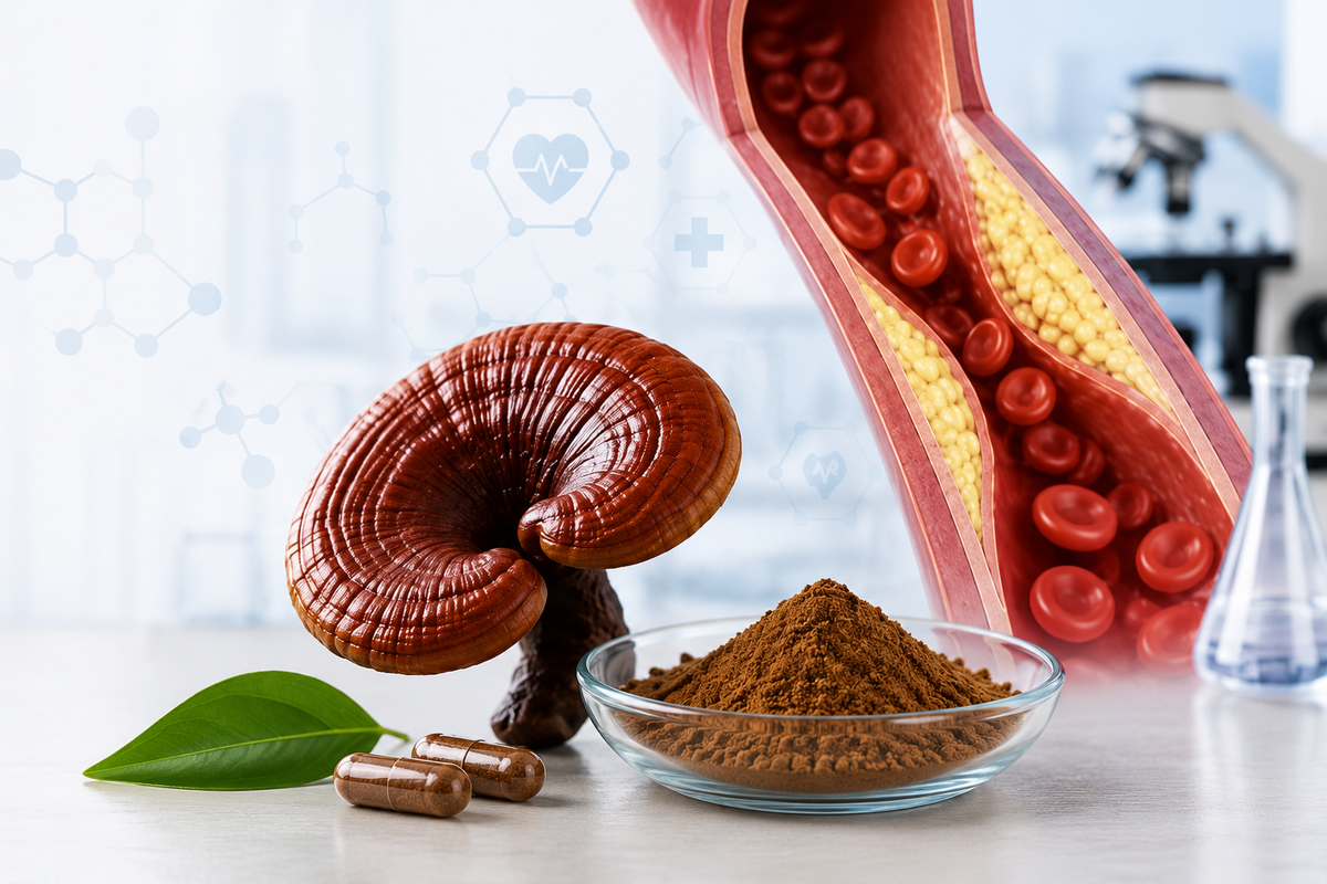 Reiši un holesterīns – Ganoderma lucidum, LDL un asinsvadi