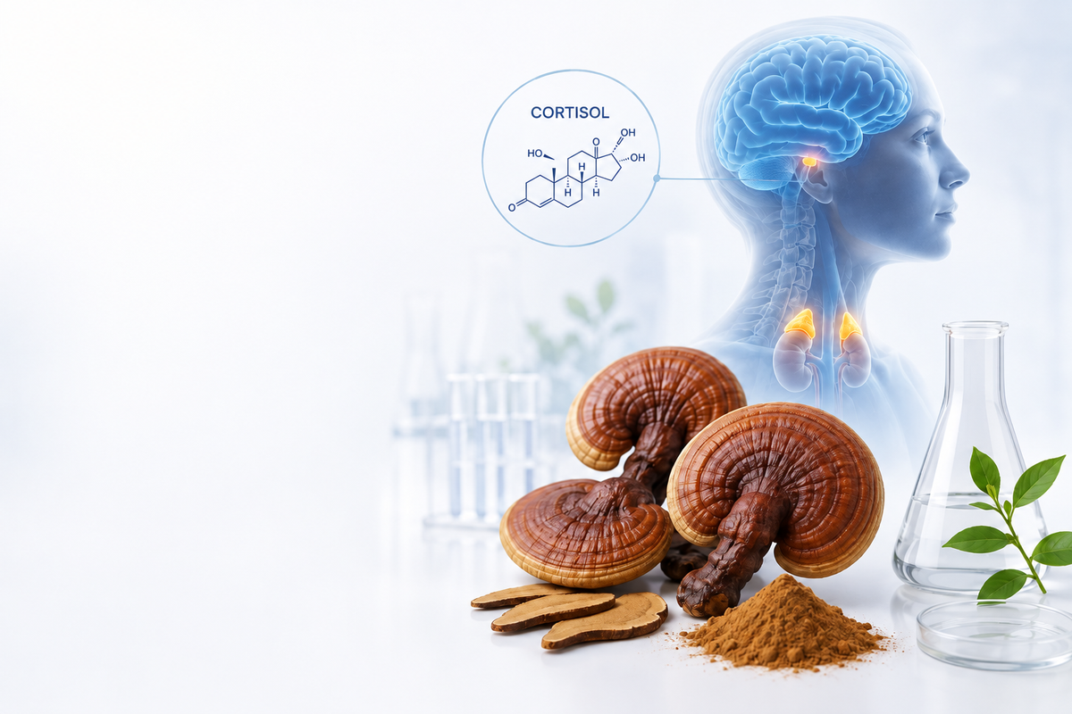 Reiši un kortizols – Ganoderma lucidum un stresa pārvaldība