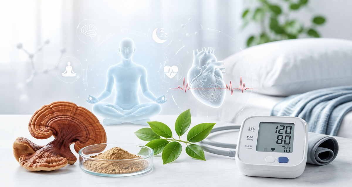 Reiši, miegs, stress un asinsspiediens – Ganoderma lucidum pētījumi.
